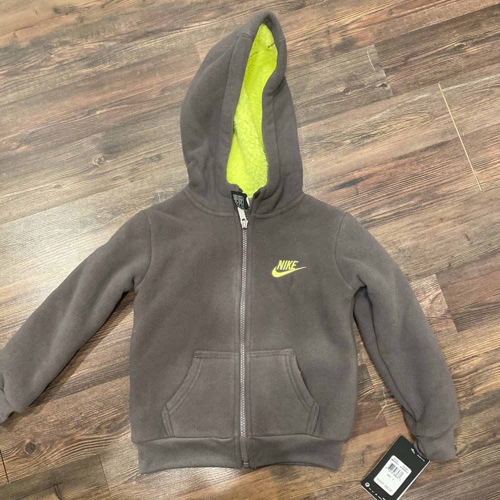 Boys zip up Nike hoodie size 4